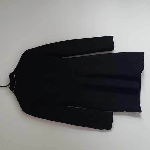 PRADA black zippered long coat xs 38eu - Picture 5 of 16